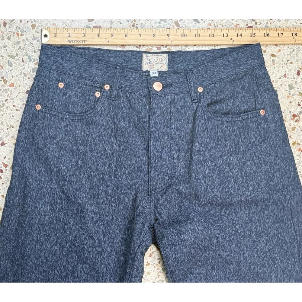 Wythe Selvedge Japanese Jaspo‎ Twill Men Five Pocket Pants Size 33